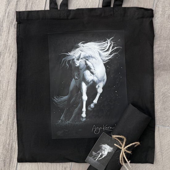 Tote bag "Silver Dancer"